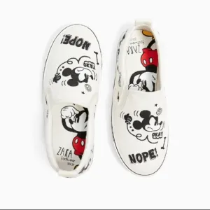 Zara kids Mickey sneakers NWT