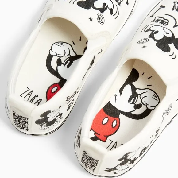 Zara kids Mickey sneakers NWT