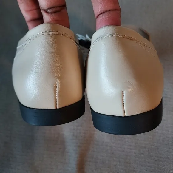 ZARA leather flats loafers