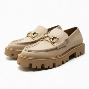 ZARA Leather Loafers