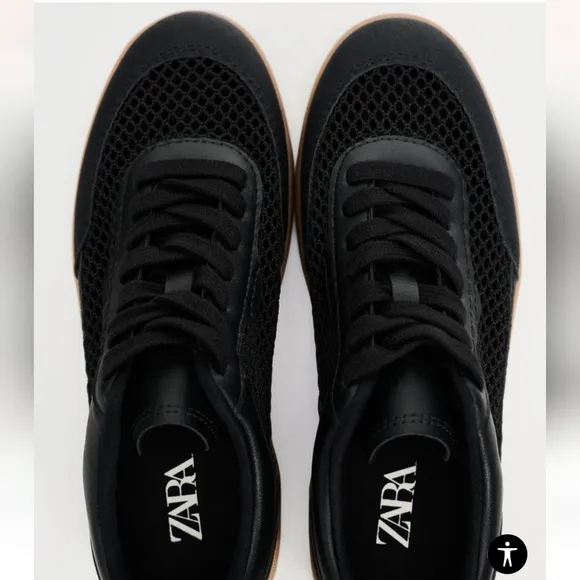ZARA MESH SNEAKERS SIZE 8