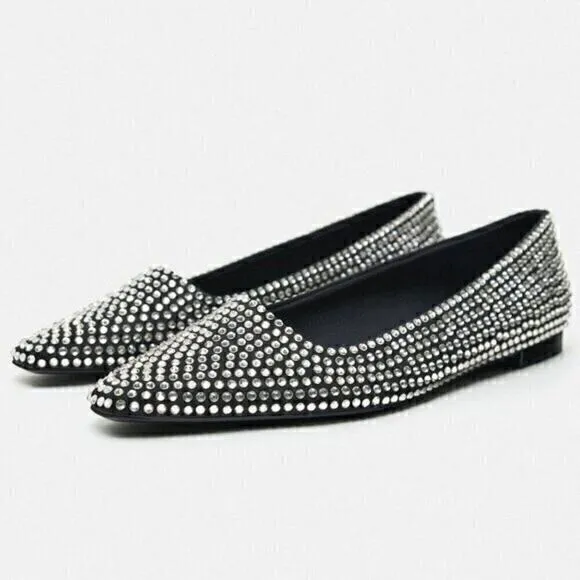 ZARA Pointed Toe Flats NWT