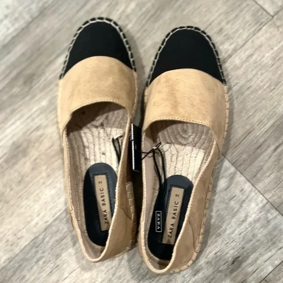 ZARA Two-Tone Espadrilles
