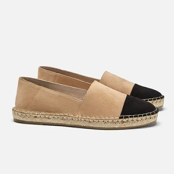 ZARA Two-Tone Espadrilles