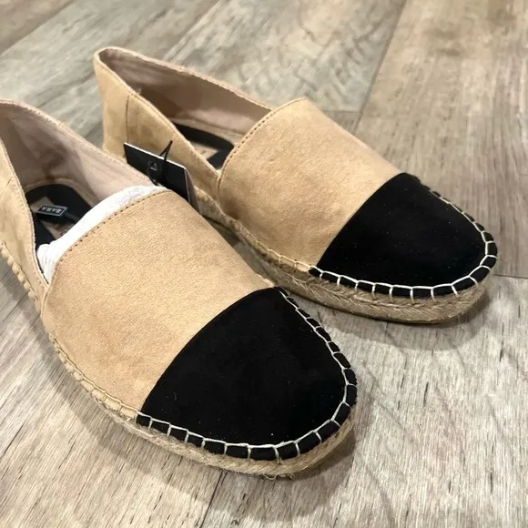 ZARA Two-Tone Espadrilles