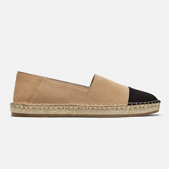 ZARA Two-Tone Espadrilles