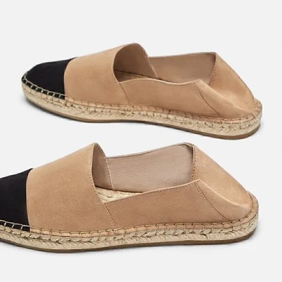 ZARA Two-Tone Espadrilles