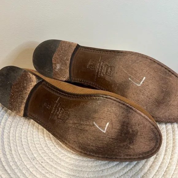 Zelli Italian all leather perforated loafers